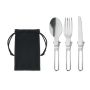 Set de 3 cubiertos para acampada