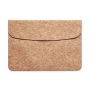 Cork case with magnetic flap