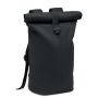 Washed canvas rolltop backpack