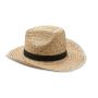 Sombrero vaquero de paja natural
