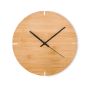 Reloj de pared de bambú