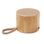 Altavoz inalámbrico de bambú