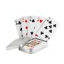 Juego de cartas caja metálica
