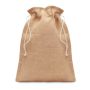 Saco de regalo mediano de yute 25x32 cm