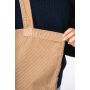 Bolsa ecológica de pana acanalada con aspecto lavado