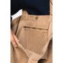Bolsa ecológica de pana acanalada con aspecto lavado