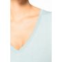 Camiseta ecológica de mujer con cuello en V