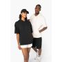 Sudadera ecológica con capucha y hombros caídos de manga corta French Terry unisex