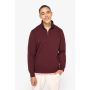 Sudadera ecológica de hombre con cuello alto y media cremallera