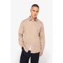 Camisa eco-responsable con aspecto lavado de hombre