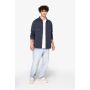 Sobrecamisa cardada eco-responsable con aspecto lavado de hombre