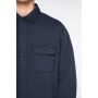 Sobrecamisa cardada eco-responsable con aspecto lavado de hombre