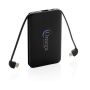 Powerbank de bolsillo de 5.000 mAh con cables integrados