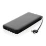 Powerbank RCS plástico reciclado 10.000 mAh cable integrado