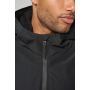 Parka larga forrada en sherpa unisex