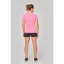 Camiseta deportiva de mujer de material reciclado con cuello redondo