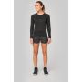 Camiseta deportiva de manga larga para mujer