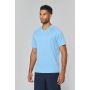 Camiseta deportiva de hombre con cuello en V y manga corta