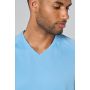 Camiseta deportiva de hombre con cuello en V y manga corta
