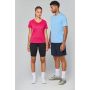 Camiseta deportiva de hombre con cuello en V y manga corta
