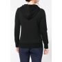 Sudadera con cremallera y capucha de mujer