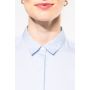 Camisa twill de manga larga de mujer