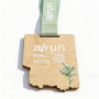 Medallas Personalizadas en MDF de Haya con Impresión UV