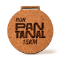 Medallas Redondas Personalizadas de Corcho con Grabado Láser