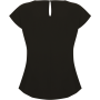 Blusa de señora con cuello plisado