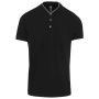 Polo de hombre de manga corta con cuello Mao
