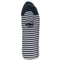 Camiseta marinera de algodón orgánico con cuello redondo para hombre