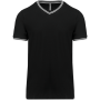 Camiseta de hombre de punto piqué con cuello en V