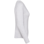 Camiseta de manga larga con cuello en V para mujer