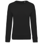 Sudadera BIO de mujer con cuello redondo y mangas raglán