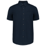Camisa infantil de manga corta de popelín