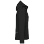 Parka softshell acolchada con capucha