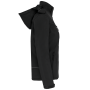 Parka softshell acolchada de mujer con capucha