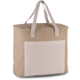 Bolsa isotérmica de yute - modelo grande
