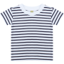 Camiseta de manga corta a rayas