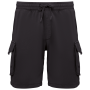 Bermuda cargo eco-responsable con aspecto lavado en French Terry de hombre