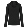 Sudadera deportiva unisex con media cremallera y capucha