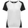 Camiseta deportiva bicolor ecológica de mujer