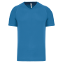 Camiseta deportiva de hombre con cuello en V y manga corta