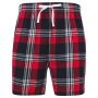 Pantalones cortos con estampado tartán