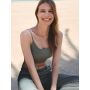 Top corto eco-responsable de mujer