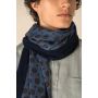 Bufanda con estampado floral unisex