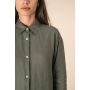 Vestido camisero de lino de mujer