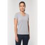 Camiseta eco-responsable de mujer con cuello en V y antibacteriana