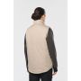 Chaleco multibolsillos acolchado unisex de poliéster/algodón