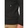 Chaqueta de punto forrada de hombre